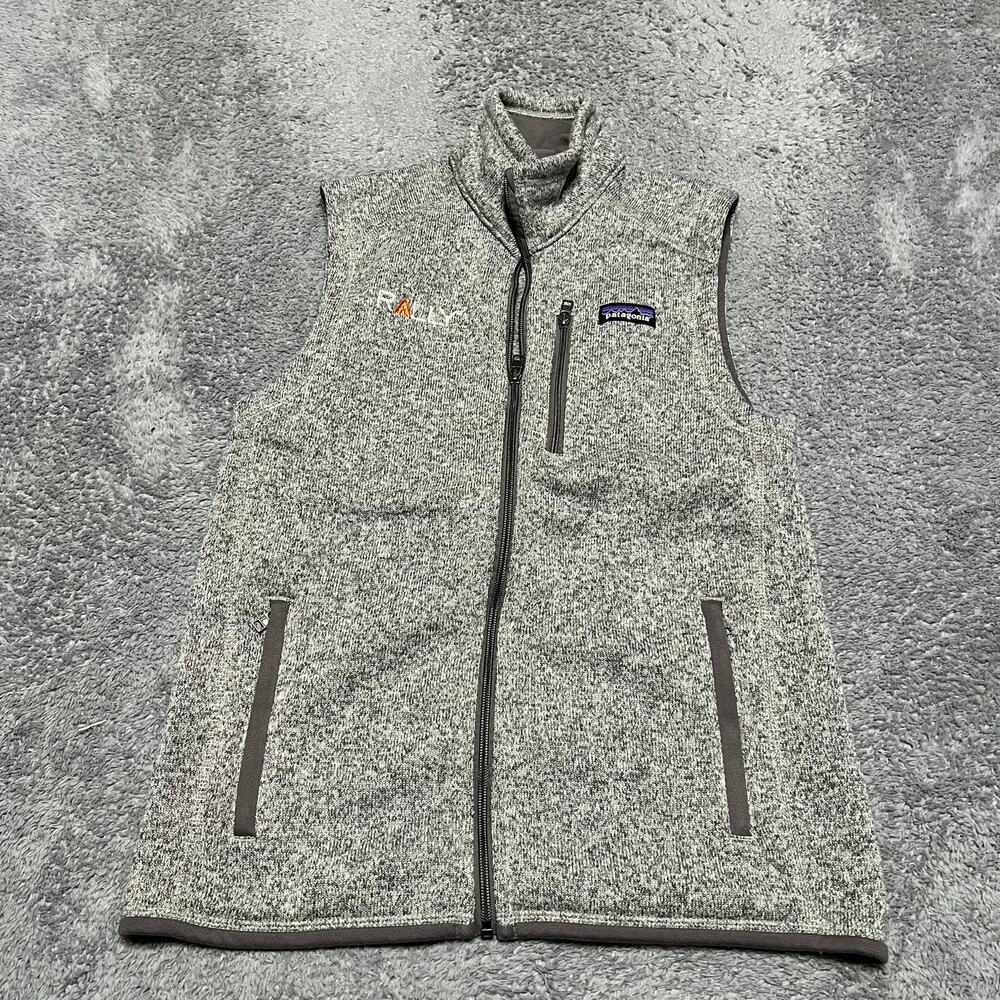 Patagonia Better Sweater Vest Womens Small Gray Heather Zip Jacket
